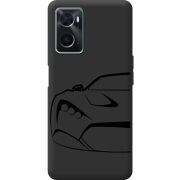 Черный чехол BoxFace OPPO A76 Sportcar