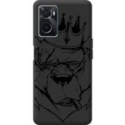 Черный чехол BoxFace OPPO A76 Bear King