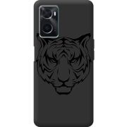 Черный чехол BoxFace OPPO A76 Tiger