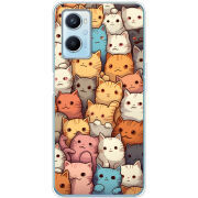 Чехол BoxFace OPPO A96 Котики муркотики