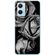 Чехол BoxFace OPPO A96 Black and White Roses