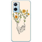 Чехол BoxFace OPPO A96 Flower Hands