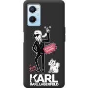 Черный чехол BoxFace OPPO A96 For Karl