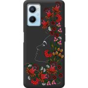 Черный чехол BoxFace OPPO A96 3D Ukrainian Muse