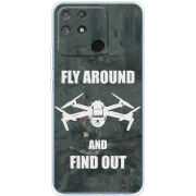 Чехол BoxFace Realme Narzo 50A Дрон Fly Around