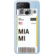 Прозрачный чехол BoxFace Realme Narzo 50A Ticket Miami