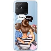Прозрачный чехол BoxFace Realme Narzo 50A Super Mama