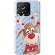 Прозрачный чехол BoxFace Realme Narzo 50A Winter Deer