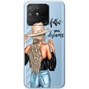 Прозрачный чехол BoxFace Realme Narzo 50A Follow Your Dreams