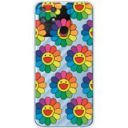 Прозрачный чехол BoxFace Realme Narzo 50A Hippie Flowers