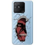 Прозрачный чехол BoxFace Realme Narzo 50A Нападение Титана