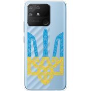 Прозрачный чехол BoxFace Realme Narzo 50A Gold Trident