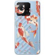 Прозрачный чехол BoxFace Realme Narzo 50A Japanese Koi Fish