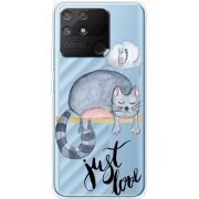 Прозрачный чехол BoxFace Realme Narzo 50A Just Love