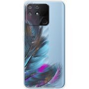 Прозрачный чехол BoxFace Realme Narzo 50A Feathers