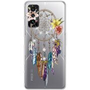 Чехол со стразами Poco F4 GT Dreamcatcher