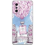 Чехол со стразами Poco F4 GT Perfume bottle