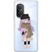 Прозрачный чехол BoxFace Huawei Nova 9 SE Winter Morning Girl