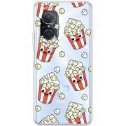 Прозрачный чехол BoxFace Huawei Nova 9 SE с 3D-глазками Popcorn
