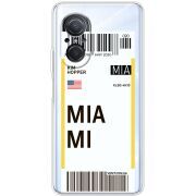 Прозрачный чехол BoxFace Huawei Nova 9 SE Ticket Miami
