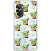 Прозрачный чехол BoxFace Huawei Nova 9 SE Pattern Baby Yoda