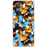 Прозрачный чехол BoxFace Huawei Nova 9 SE Butterfly Morpho