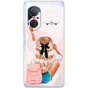 Прозрачный чехол BoxFace Huawei Nova 9 SE Travel Girl