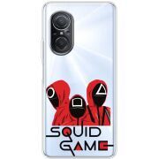 Прозрачный чехол BoxFace Huawei Nova 9 SE siquid game люди в красном
