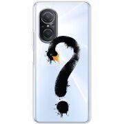 Прозрачный чехол BoxFace Huawei Nova 9 SE Swan question