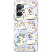 Прозрачный чехол BoxFace Huawei Nova 9 SE Unicorns