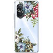 Прозрачный чехол BoxFace Huawei Nova 9 SE Floral