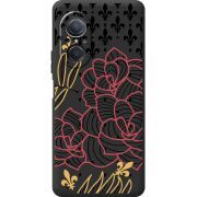 Черный чехол BoxFace Huawei Nova 9 SE FranceFlowers