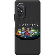 Черный чехол BoxFace Huawei Nova 9 SE Among Us Impostors