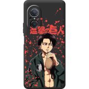 Черный чехол BoxFace Huawei Nova 9 SE Атака Титанов Леви
