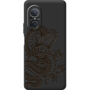 Черный чехол BoxFace Huawei Nova 9 SE Chinese Dragon