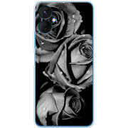 Чехол BoxFace Tecno Spark 9 Pro Black and White Roses