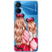 Прозрачный чехол BoxFace Tecno Spark 9 Pro Mouse Girls