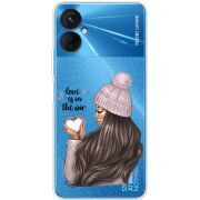 Прозрачный чехол BoxFace Tecno Spark 9 Pro love is in the air