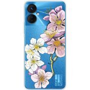 Прозрачный чехол BoxFace Tecno Spark 9 Pro Cherry Blossom