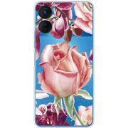 Прозрачный чехол BoxFace Tecno Spark 9 Pro Rose