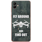 Чехол BoxFace Samsung Galaxy A04 (A045) Дрон Fly Around