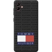 Черный чехол BoxFace Samsung Galaxy A04 (A045) Tommy Print
