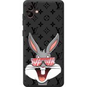 Черный чехол BoxFace Samsung Galaxy A04 (A045) looney bunny