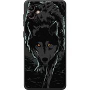 Черный чехол BoxFace Samsung Galaxy A04 (A045) Wolf