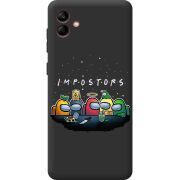 Черный чехол BoxFace Samsung Galaxy A04 (A045) Among Us Impostors