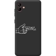 Черный чехол BoxFace Samsung Galaxy A04 (A045) Pew Pew