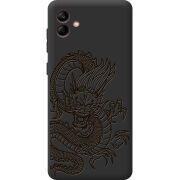 Черный чехол BoxFace Samsung Galaxy A04 (A045) Chinese Dragon