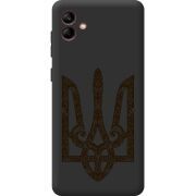 Черный чехол BoxFace Samsung Galaxy A04 (A045) Ukrainian Trident