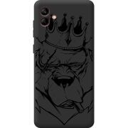 Черный чехол BoxFace Samsung Galaxy A04 (A045) Bear King