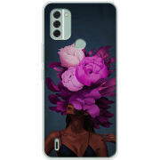 Чехол BoxFace Nokia C31 Exquisite Purple Flowers